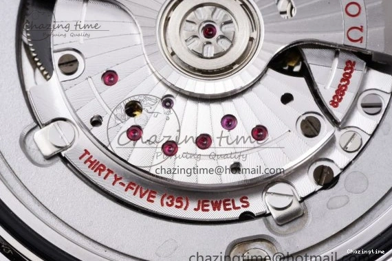 0417 Fashionable Seamaster Diver 300M ZF 1:1 Best Edition Blue Ceramic Blue Dial on Blue Rubber Strap A 7822